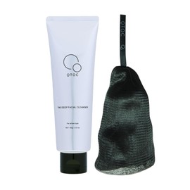 THE DEEP FACIAL CLEANSER 3.5 oz (100 g) Facial Cleanser, Enzyme Cleanser, Clay, Mt. Fuji, Volcanic Ash, Papine, Volcanic, Pore Care, Moisturizing, Rough Skin, Dry Skin, Acne Care, CICA Foaming Net