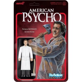 American Psycho Reaction Figures Wave 1 Patrick Bateman Raincoat Figure Super7