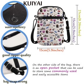 Twilight Vampire TV Show Inspired Crossbody Bag Edward Bella Lovers Gift Started With Twilight and Now I'm Here Messenger Bag (CA-StartedWithCrossBS)