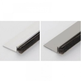 1m Mohair Door Bottom Draft Stopper & Weatherstrip for Entrance Doors and Gaps Mohair Wood 1m
