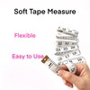 2 PCS Soft Tape Measure 120 Inch/ 300cm, Double Scale