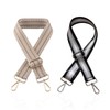 2 Pieces of Replacement Wide Shoulder Straps, Adjustable Crossbody Bag
