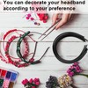 Duufin Pack of 40 Satin Headbands for Girls Women 1