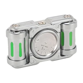 Metal Fingertip Roller Tank, Glow in Dark Gyroscope, Stress Relief Toy for ADHD, ADD, Autism, Helpful for Adults