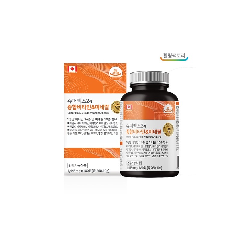 Healing Factory Super Max 24 Multivitamin & Mineral / 힐링팩토리