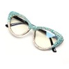 ICARA Oprah style Bling Rhinestone Cat Eye Reading Glasses for