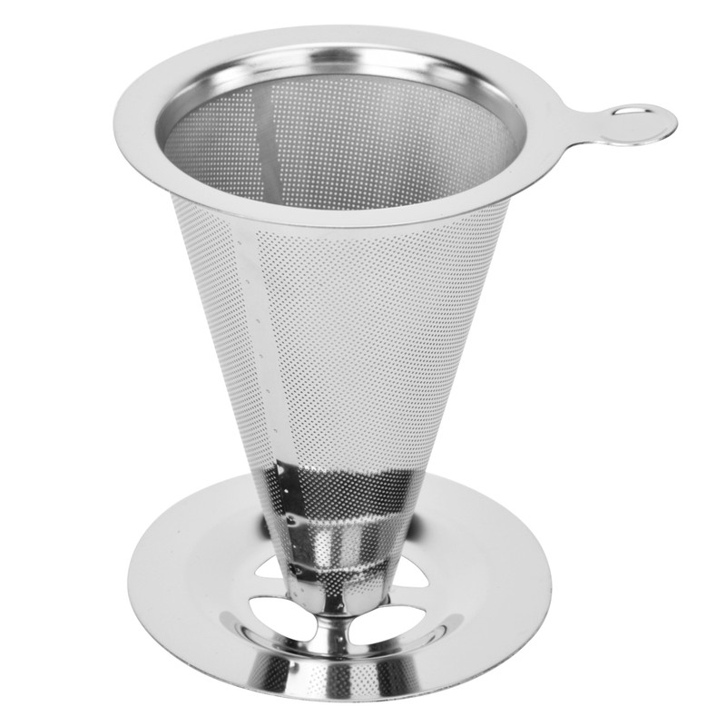 Stainless Steel Coffee Filter Tea Coffee Dripper Coffee Mesh Strainer