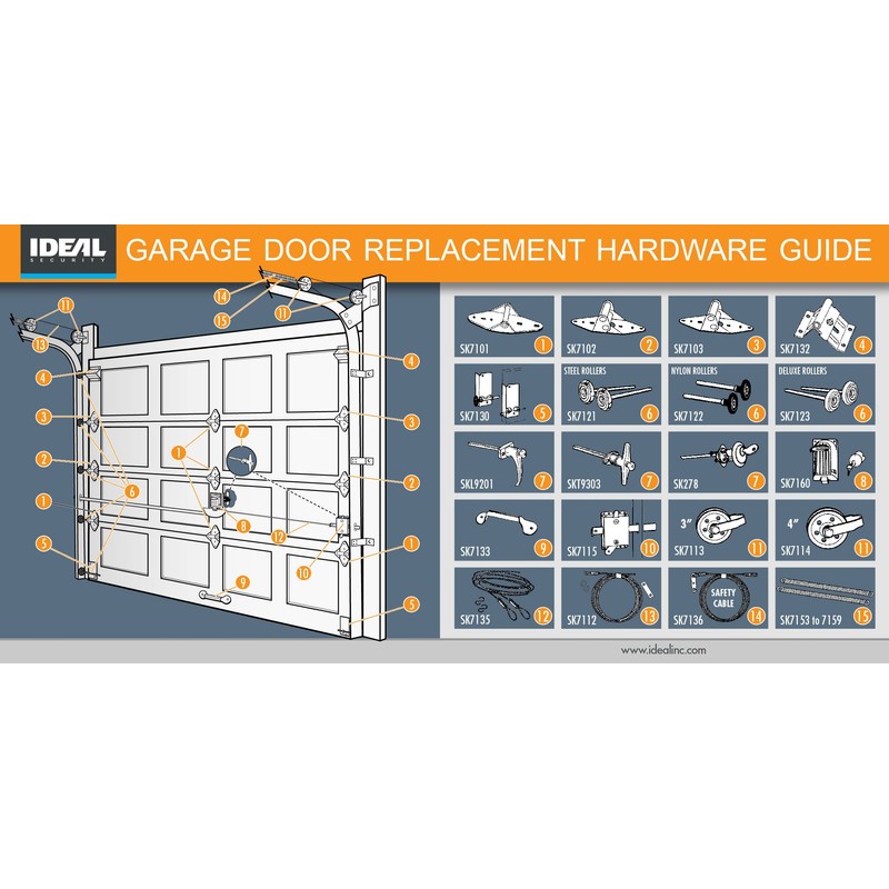 Ideal Security Inc. SK7114 4-Inch Pulley, Galvanized