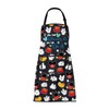 CMNIM Cartoon Mouse Aprons Mouse Cooking Aprons with Pockets Colorful