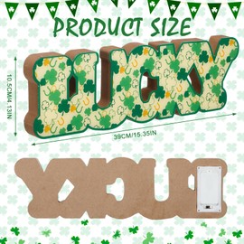 Saint Patrick's Day LED Marquee Sign, Battery Powered Letter