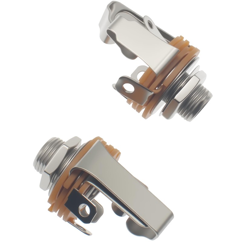 SYCZIOHU 6.35 MM Female Stereo Panel Mount Dual - Channel