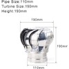 Stainless Steel 201 Non Power Roof Ventilator, Wind Turbines Attic