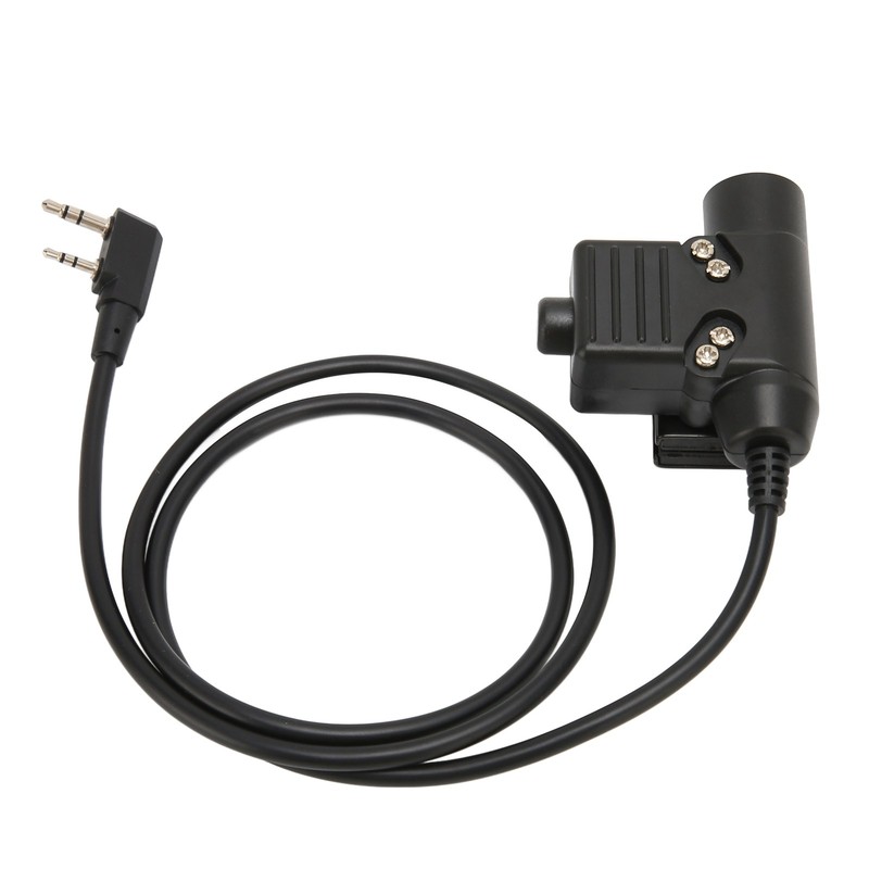 U94 PTT System Military Adapter 2 Pin 3.5mm Headset Adapter