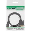 1m HDMI-DVI Kabel InLine® 17661p vergoldete Kontakte, 19p (18 +1)