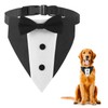 Dog Tuxedo Adjustable Dog Bow Tie Wedding Outfit, for Medium