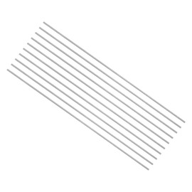 CoCud 10pcs Round Steel Rod, Diameter 0.5mm, Length 60mm, High Speed Steel Bar for Crafts DIY for Drills, Lathes, Boring Machines