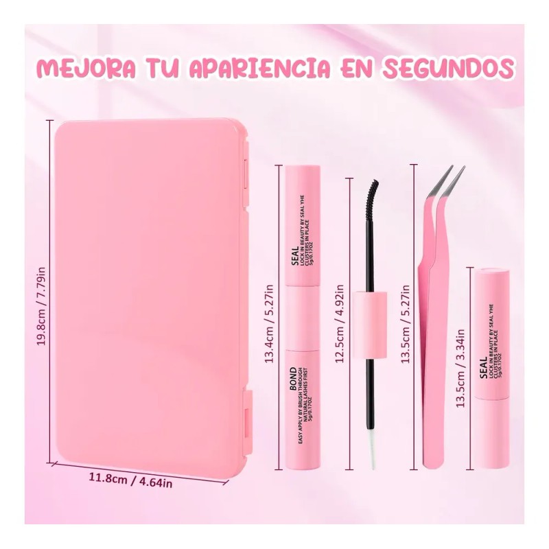 Juego De Pestañas Postizas, Extensiones De Pestañas, 30d-50d