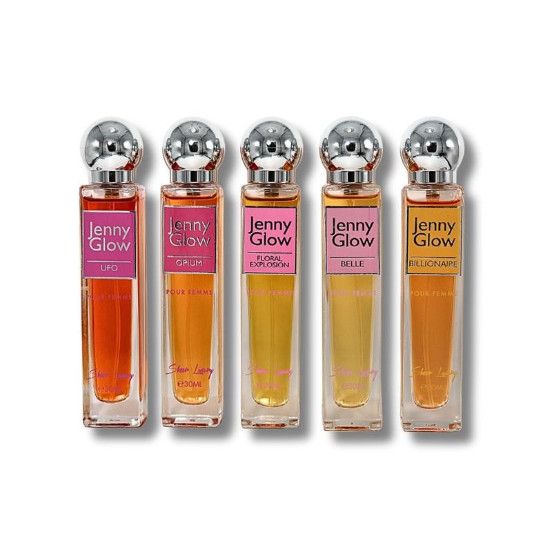 JENNY GLOW 5 PIC GIFT SET UFO, OPIUM, FLORAL EXPLOSION,