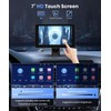Podofo Wireless Carplay Screen for Car,7inch 1080P HD IPS Touch