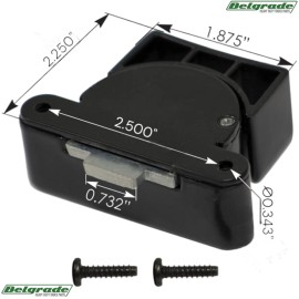 Automann HLK2807 Cab Vent Window Latch Kit Mack 9090-4100430 - '00-'07 MR