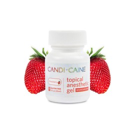 The Essentials Dynamic Dental Candi Caine, Topical Anesthetic Gel, 1 oz, Strawberry Flavor