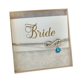 Something Blue for Bride (Bride Anklet in Silver, Gold or Rose Gold)