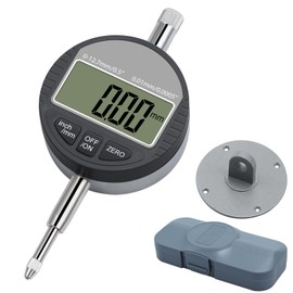 Neoteck DTI Digital Dial Indicator 0.01mm/0.0005'' Digital Probe Indicator Dial Test Gauge Range 0-12.7mm/0.5'' Dial Test Indicators Electronic Indicator Gauge