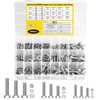 260 Pieces M5 M6 M8 Screws Set, Hex Screws Nuts
