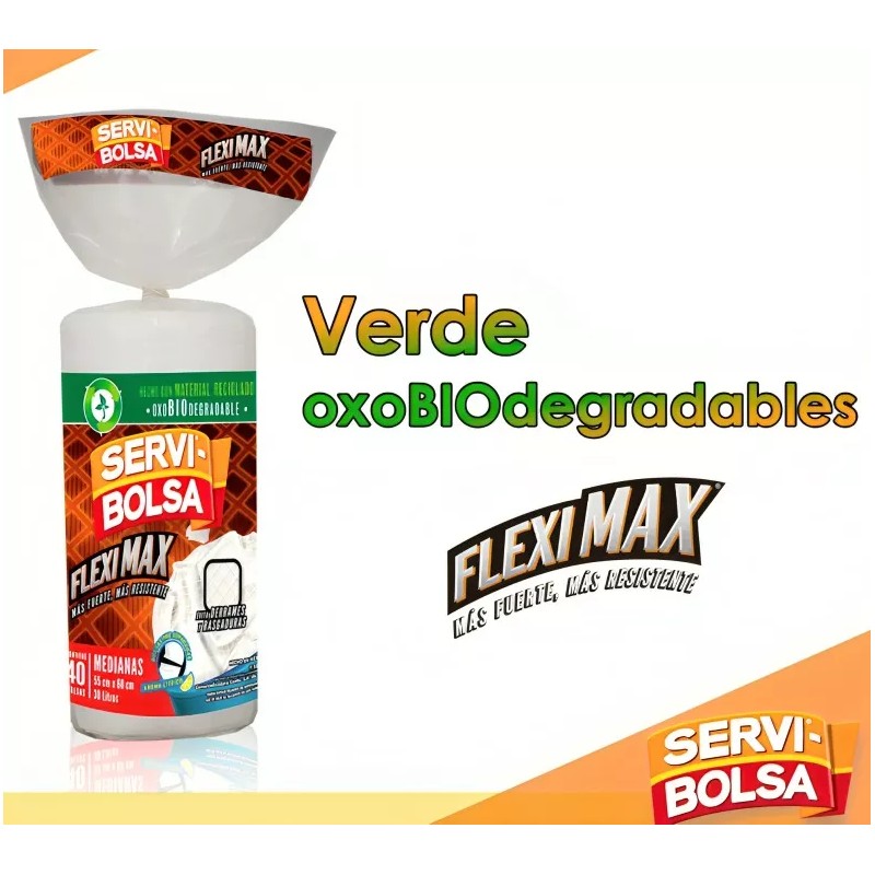 Servibolsa Bolsas Para Basura Servi Bolsa Medianas 40 Bolsas