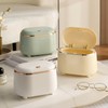 xiaoxianxian Table Bin, Small Table Waste Bin, 2 L Portable