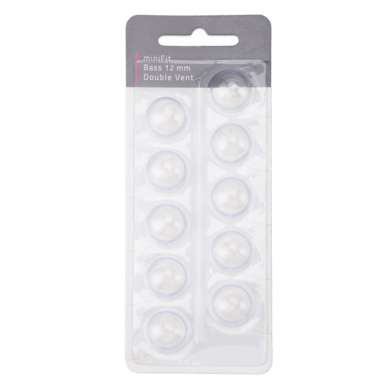 10pcs Double Vent Bass Dome Accessory Single Layer Double Vent