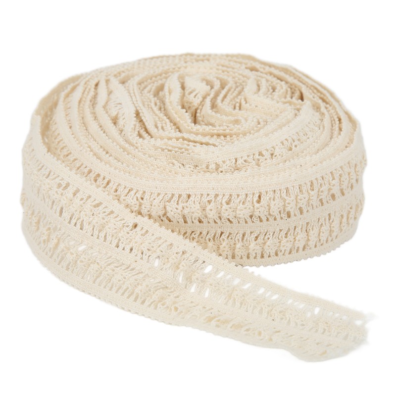 Lace Ribbon Clear Pattern Soft Touch Durable Lace Sewing Trims