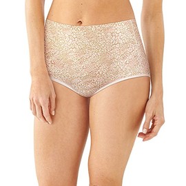 Bali Women's Comfort Revolution W/ Smooth Tec Band Innovation, Soft Leopard Print, Medium/6