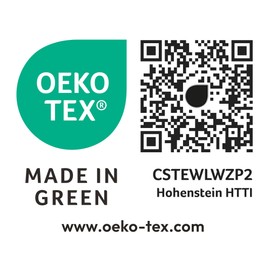 Janine Bed Linen Mako Soft Seersucker Green/Grey Size 155 x 220 cm (80 x 80 cm)