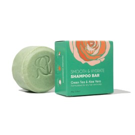 Alice Cares Smooth & Hydrate Shampoo Bar - with Great Tea Extract and Aloe Vera Leaf Juice - Formulated for Dry Hair and Scalp