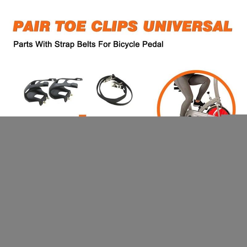1 par de pedales de bicicleta con clip para los