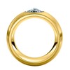 Heideman Women's Ring Stainless Steel Gold Coloured Matt Women's Ring