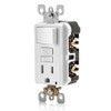Leviton GFSW1-W SmartlockPro Slim GFCI Combination Switch, Tamper-Resistant Receptacle with