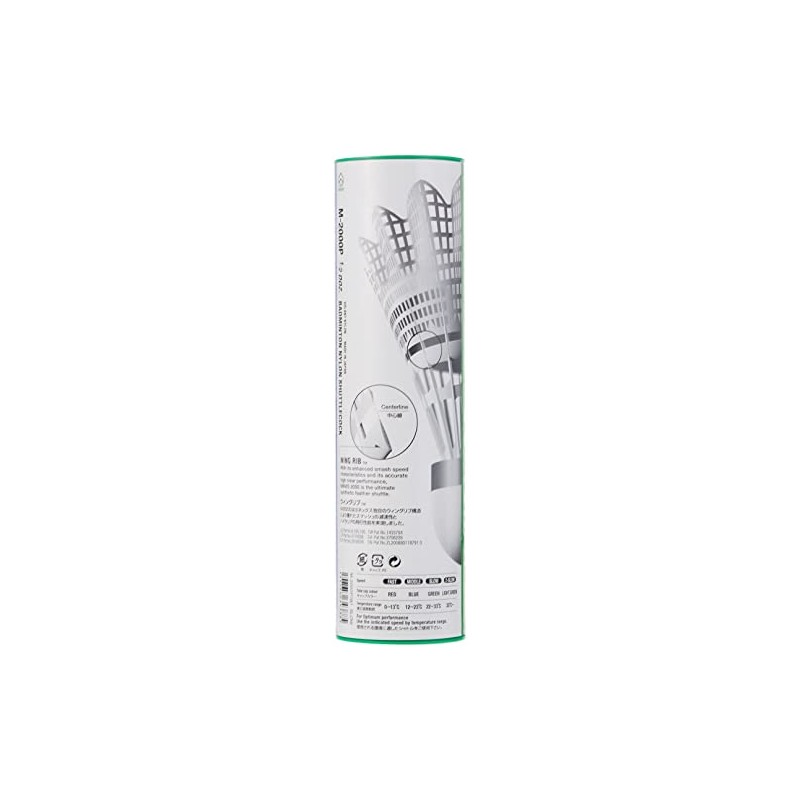 YONEX Mavis 2000 Badminton Shuttlecocks (Tube of 6), 78-Medium-Blue