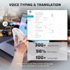 LTC OM021 Wireless AI Mouse,Voice Typing & Translate, BT 5.0/2.4G