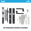 Wright Products - Mortise Keyed Lever Mount Latch with Deadbolt