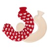 U Shaped Hot Water Bag Soft 1L Water Injection Neck
