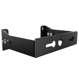 Sunco High Bay UFO Durable Indoor Modern Rust-Proof Commercial Industrial Warehouse U-Bracket, Black, Iron-Type, 1.1lbs