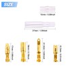 Glarks 700Pcs 2.8mm 2 3 4 6 9 Pin Plug
