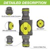 in-Line quick release shut off valve kit compatible with Hozelock