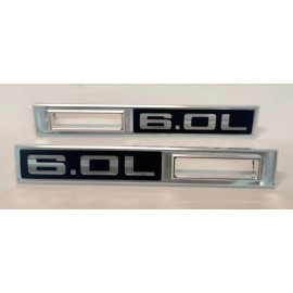 Knies Machine 1969 Chevy Chevelle '6.0L' Emblem Side Marker Light Bezel Front Fender