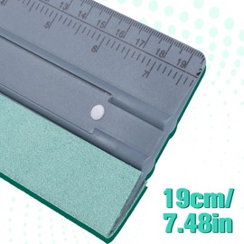 8 inches Felt Squeegee, Squeegee for Vinyl, Wallpaper Smoothing Squeegees with Ruler Plastic Suede for Wallpaper, Sticker Paper, Decals, Window Film