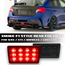 Stark Industries JDM F1 Style LED Rear Fog Light 3RD Brake Smoke - for WRX-STi [US Model upgrade]