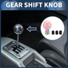 INFINAUTO Car Shift Knob, 9cm Universal for Automatic and Manual