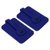 PATIKIL Retractable Key Case 2 Pack Felt Car Key Organiser